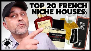 TOP 20 FRENCH NICHE FRAGRANCE HOUSES | Favorite Niche Perfume Brands From France Ranked