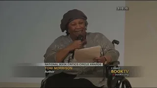 Unintentional ASMR   Toni Morrison   Speech For Nat'l Book Critics Circle Award   Slow Paced