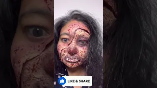 Zombie Sfx Makeup|Undead Glam #sfx #sfx_makeup #sfxtutorial #zombiesurvival #zombieshorts #sfxartist