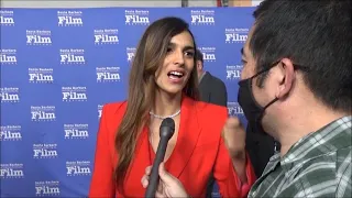 Dina Amer Red Carpet Interview for You Resemble Me | SBIFF 2022