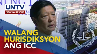 Pangulong Marcos, iginiit na hindi kikilalanin ang hurisdiksyon ng ICC