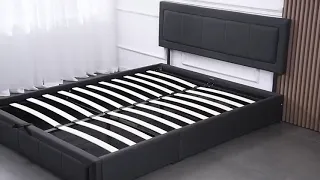 How to assemble a flat-pack ottoman bed? Cheapest Ottoman Bed with Mattresses in the UK.