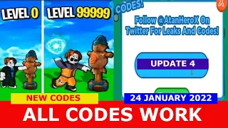 *ALL CODES WORK* [UPDATE 4] NEW CODES! Anime Punching Simulator ROBLOX | January 24, 2022