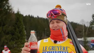Norwegian comedian parodies Johannes Høsflot Klæbo