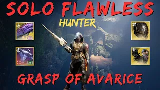 Solo Flawless Grasp of Avarice (Hunter) Season of the Wish
