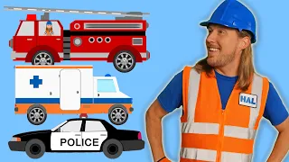 Fire Truck, Ambulance, Police Car | Rescue Vehicles Song for Kids