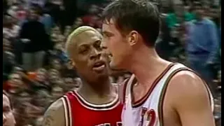 Dennis Rodman Bullying Christian Laettner Comp (1997)