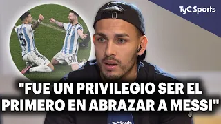 LEANDRO PAREDES 🔥 CÓMO VIVIÓ EL ABRAZO CON MESSI TRAS SER CAMPEONES Y SU RELACIÓN CON SCALONI