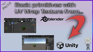 Part-1 - Primitives with UV from Blender to Unity (Make a Minecraft Block)