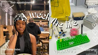 Week in the life of a Biomedical Science student| genetics labs, hair appointments & more