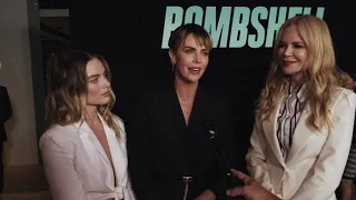 'Bombshell' Red Carpet: An interview with Margot Robbie, Charlize Theron, and Nicole Kidman