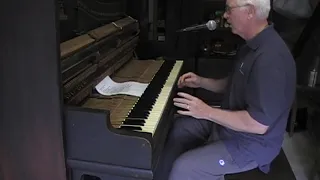 Amazing Grace played on old upright piano