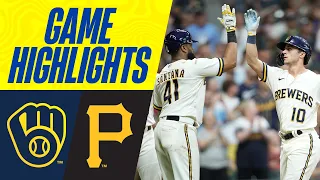 Pirates vs. Brewers Game Highlights (8/3/23) | MLB Highlights