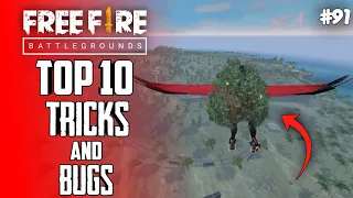 Top 10 New Tricks In Free Fire | New Bug/Glitches In Garena Free Fire #91