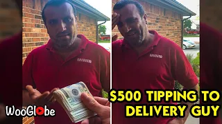 Tipping Delivery Drivers $500 During Lockdown || WooGlobe