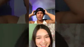 Kyle Echarri with Francine Diaz Instagram Live | August 12, 2020