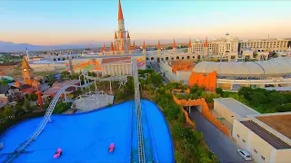 Typhoon Coaster Ride at The Land of Legends Theme Park in Antalya