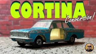 Matchbox Superfast No.25 Ford Cortina GT CONVERSION CUSTOM!