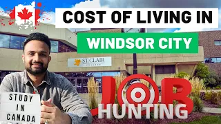 Part-Time Jobs & Cost of Living in Windsor 🇨🇦 | St. Clair College & University of Windsor #windsor