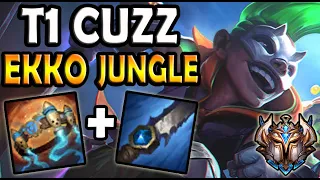 EKKO Jungle vs KINDRED [ T1 Cuzz ] Lol Challenger Korea ✔️ 10.18 ✔️