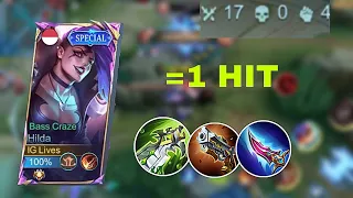 HILDA EXP LANE BUILD & EMBLEM TERSAKIT 2024❗️~ Mobile Legend