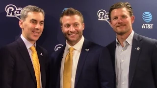 New L.A. Rams H.C. McVay thanks Jon Gruden