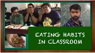 Eating habits in classroom