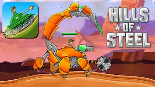 Hills of Steel New LEGENDARY Tank Scorpion Unlocked and MAX Level