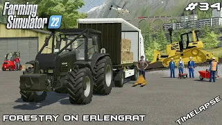 Getting ready for a HUGE PROJECT $$$ | Forestry on ERLENGRAT | Farming Simulator 22 | Episode 34