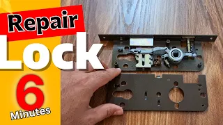 repair and install door lock| what's inside a door lock💯✌️