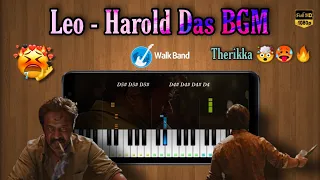 Leo - Harold Das BGM Piano Cover | Arjun | Anirudh | Walkband Cover