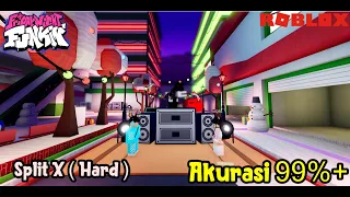 SPLIT X ( HARD ) AKURASI DIATAS 99% NO MISS - ROBLOX FUNKY FRIDAY - ROBLOX INDONESIA