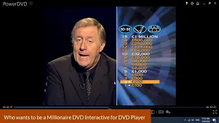 Who wants to be a Millionaire DVD Interactive for DVD Player