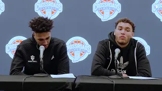 12.18.21 - Race Thompson & Trayce Jackson-Davis Postgame vs. Notre Dame