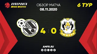 Париматч-Суперлига. 6-й тур. Синара - Тюмень. 4-0. Матч №1