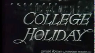 COLLEGE HOLIDAY 1936 85 Minutes Jack Benny Johnny Downs