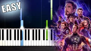 Avengers: Endgame- Portals - EASY Piano Tutorial by PlutaX
