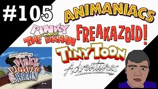 LOGO HISTORY #105 Animaniac, Freakzoid!, Tiny Toon Adventure, Pink and Brain & Pink, Elmyra & Brain