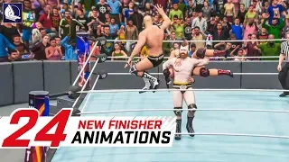 WWE 2K19 all new tag team moves & finisher animations