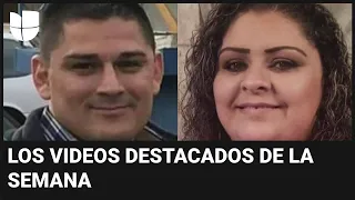 Expolicía acusado de asesinato y mujer fallece por gasa en su cuerpo: videos destacados de la semana