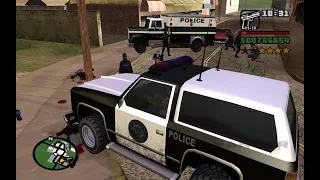 GTA SAN ANDREAS PC | CJ VS POLICE #26