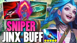 SNIPER JINX IS BEYOND BROKEN WITH THIS BUFF! (HER W IS CRACKED)