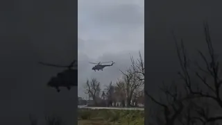 Invasion of Russian helicopters in Ukraine 02.03.2022