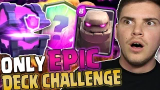 MAGICAL CHEST OPENING + ONLY EPIC DECK CHALLENGE - CLASH ROYALE ITA w/ Giampytek