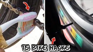 15 BIKE HACKS QUE TE HARÁN LA VIDA MÁS FÁCIL CON TU BICI