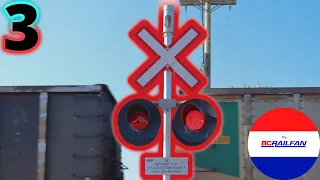 Canadian Railroad Crossings Compilation 3