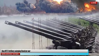 How M777 Artillery swinging Howitzer war