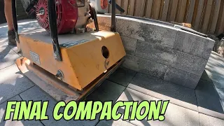 Compacting Pavers for a Smooth Finish!