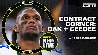 NFL Contract Corner: Tua, Dak and CeeDee ✍️ + 49ers defense in the offseason | NFL Live