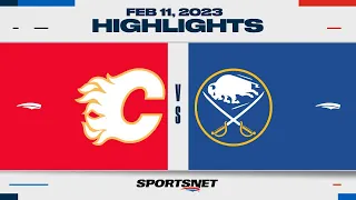 NHL Highlights | Flames vs. Sabres - February 11, 2023
